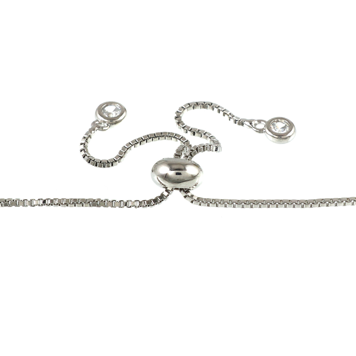 Evil Eye Diamond Pendant Bracelet