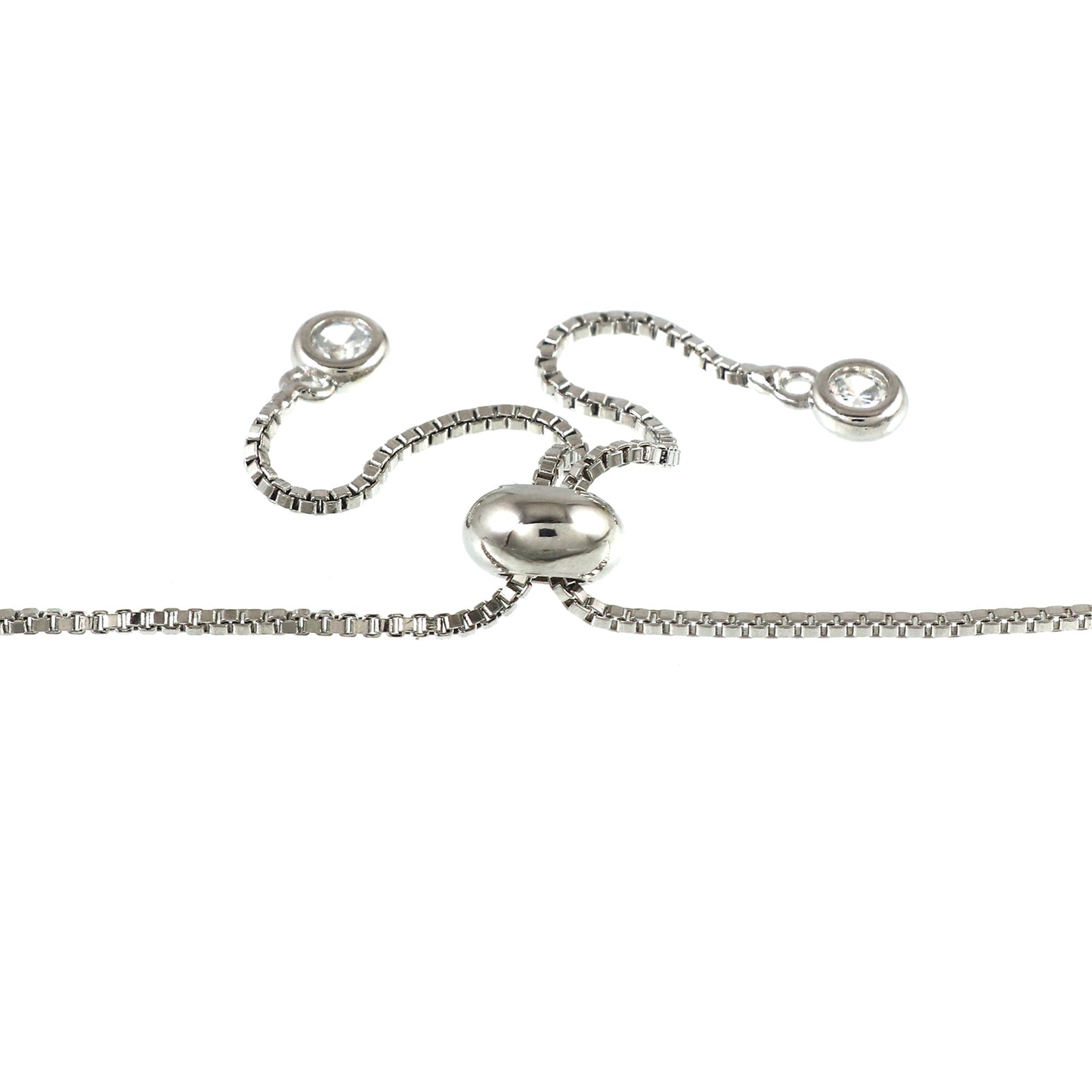 Evil Eye Diamond Pendant Bracelet