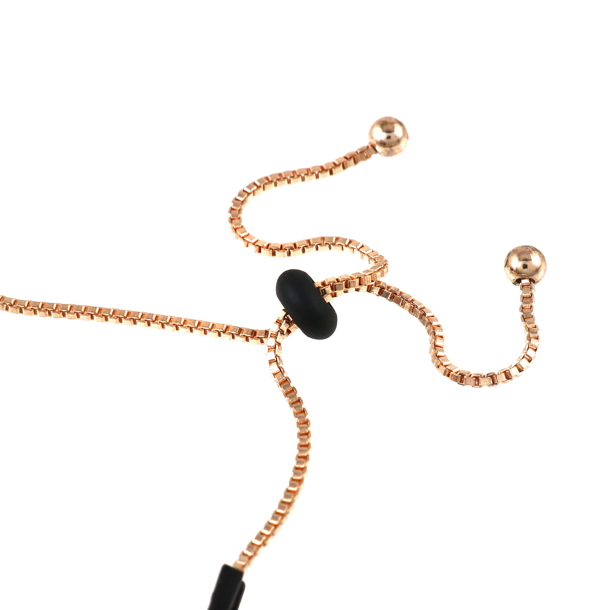 Diamond Elephant Pendant Bracelet