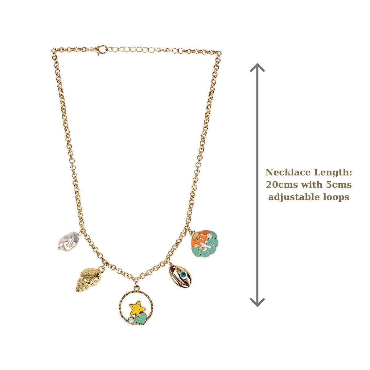 Sea World Multi Charm Necklace