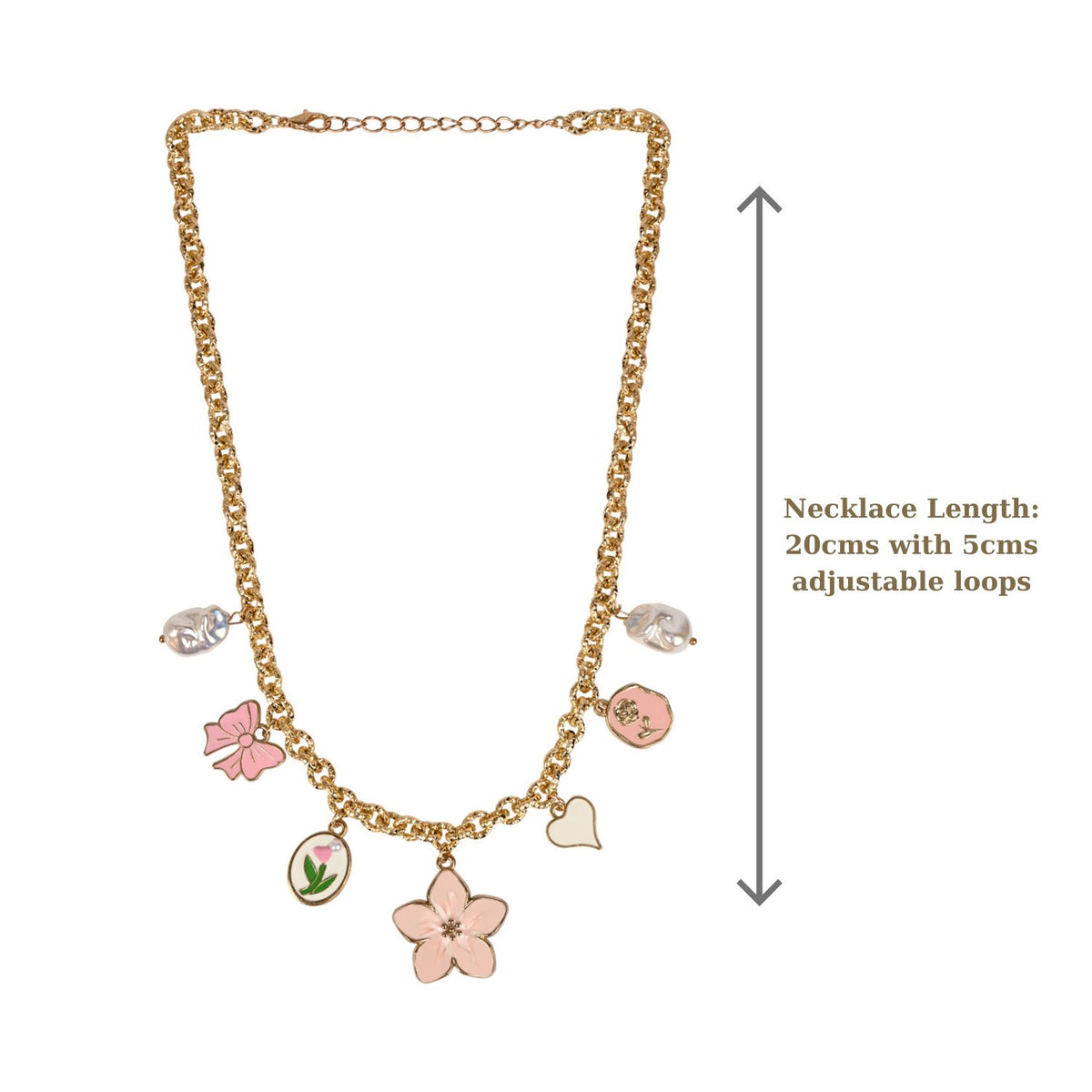 Floral Charm Necklace