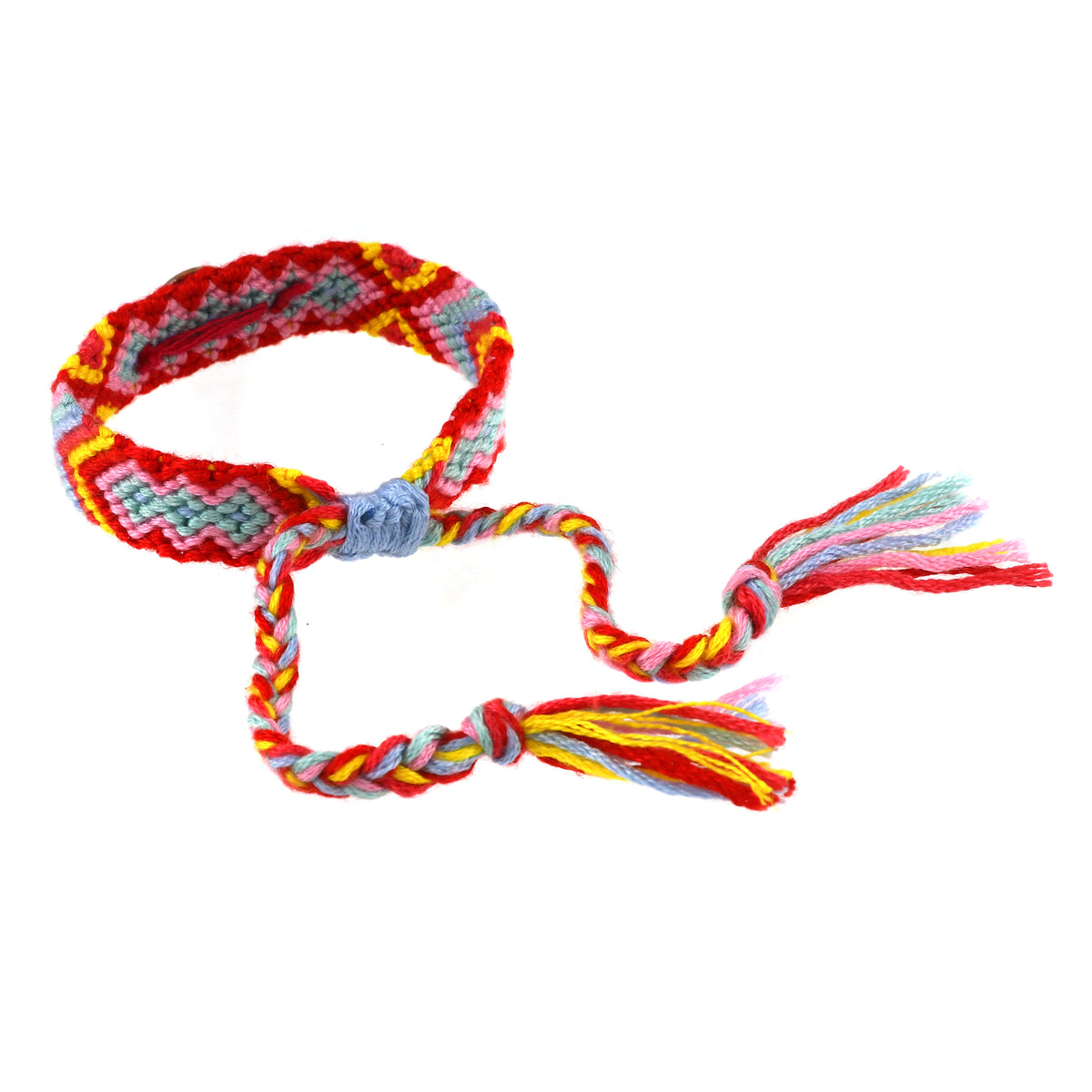 Handwoven Evil Eye Charm Bracelet