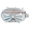 Glitter Heart Sling Bag - Silver
