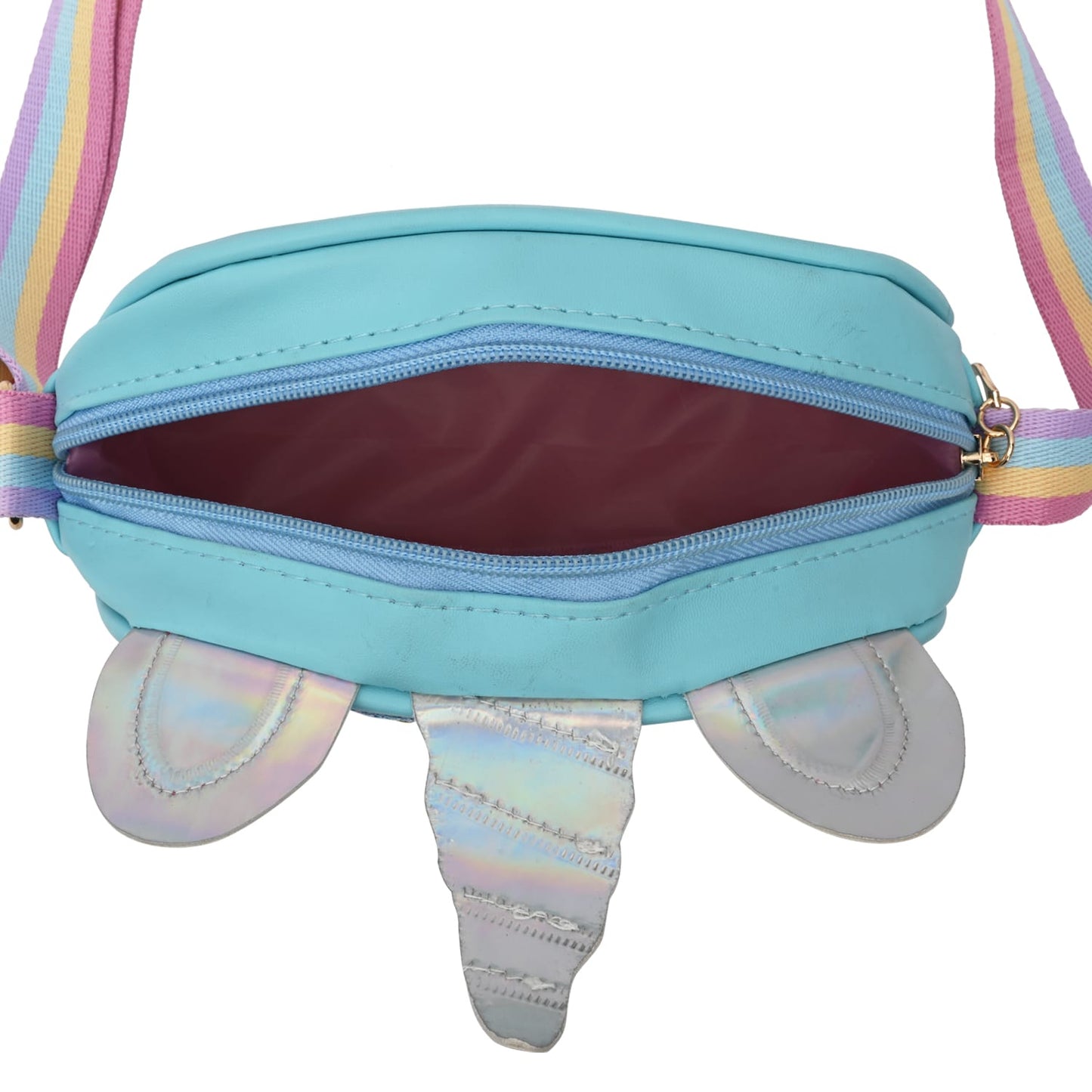 Unicorn Glitter Sling Bag - Blue
