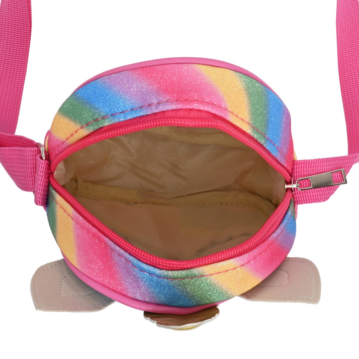 Unicorn Glitter Sling Bag - Pink