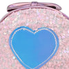 Glitter Heart Sling Bag - Pink