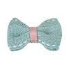 Bow Hair Clips [Set of 4] - Pink & Green