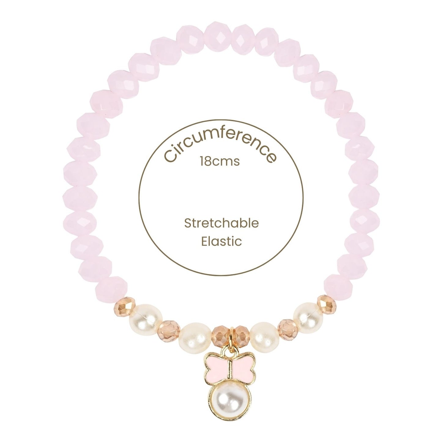Floral Charm Bracelet Set of 3