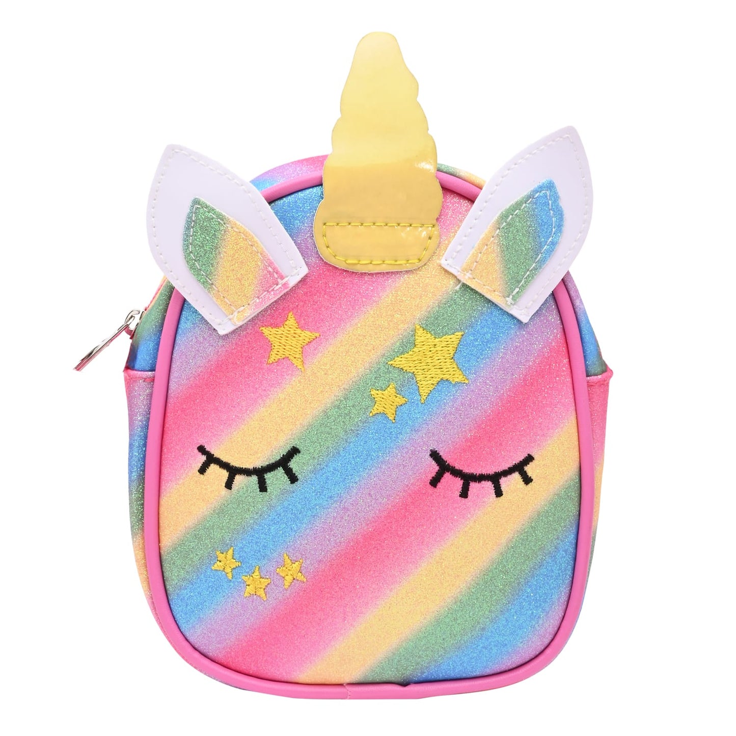 Unicorn Glitter Sling Bag - Pink