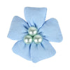 Floral Hair Clips [Set of 3] - Blue