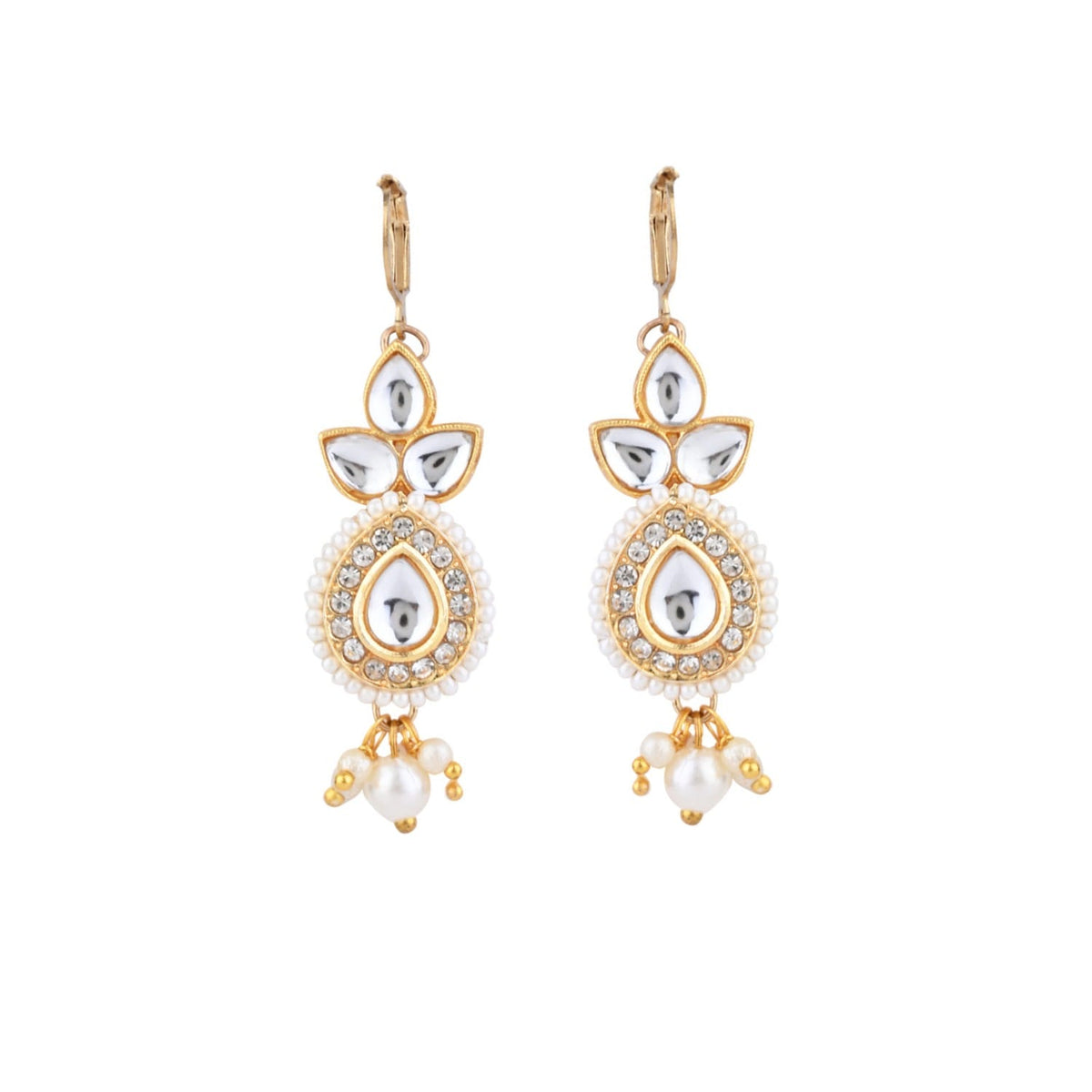 Kundan Stone Ethnic Jewellery Set for Girls