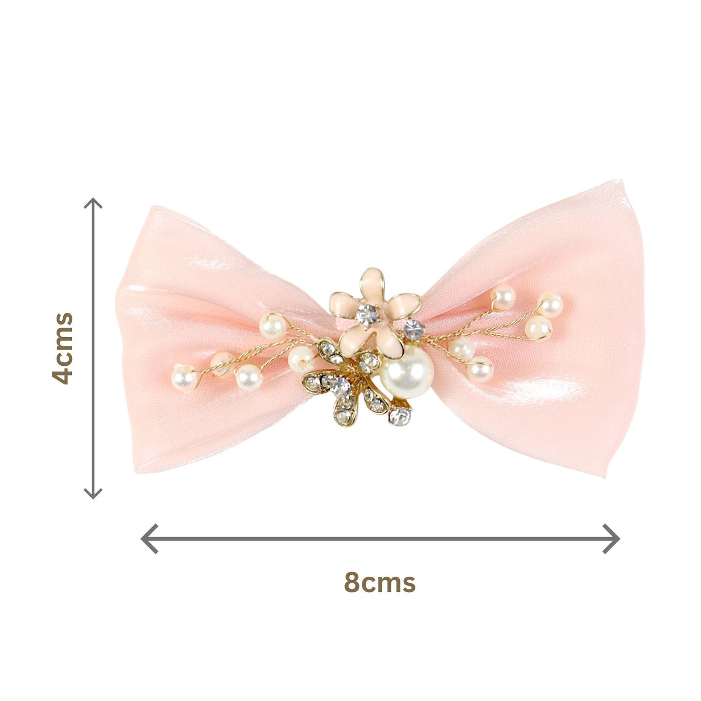 Bow Charm Kids Hair Clip
