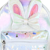 Glitter Backpack for Young Girls - Silver
