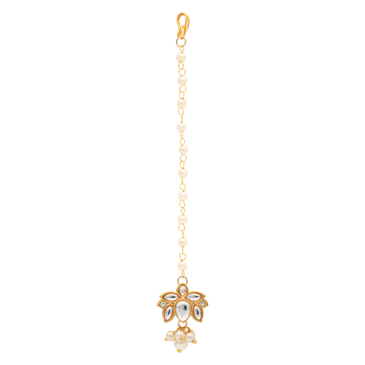 Kundan Lotus Jewellery Set for Girls