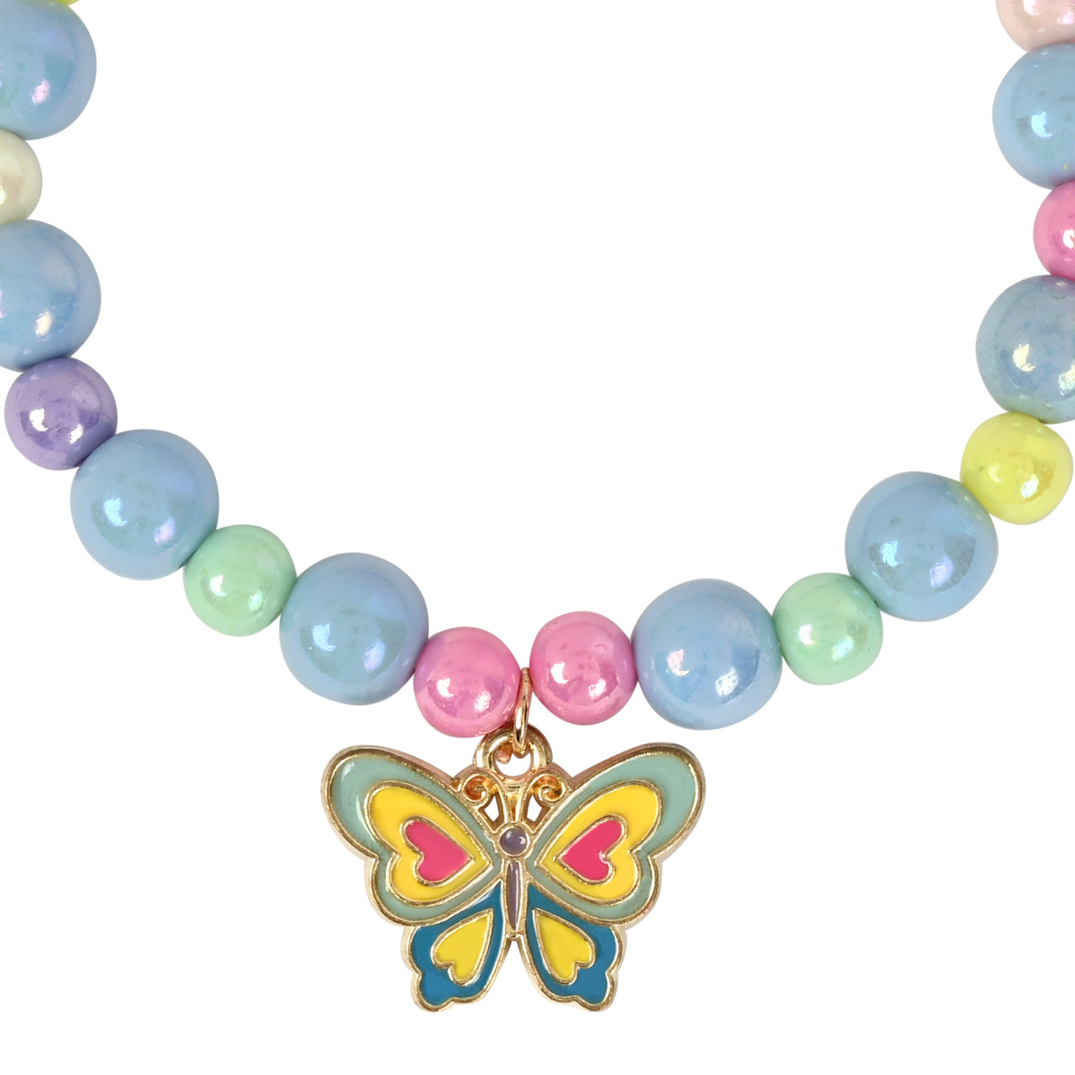 Butterfly Heart Kids Bracelet Set of 2