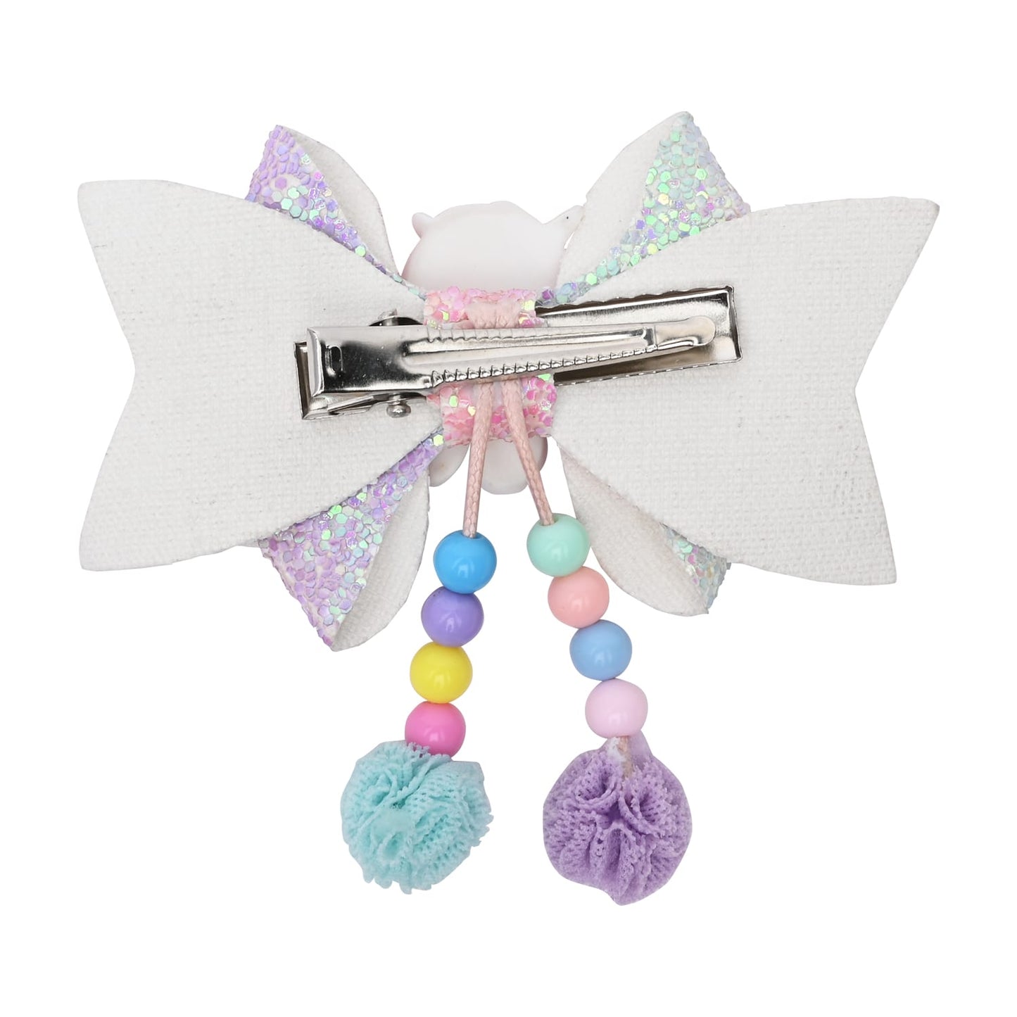 Unicorn Beaded Necklace Bracelet Finger Ring Hair Clip Jewellery Set