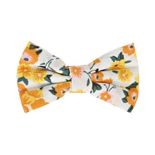 Load image into Gallery viewer, Floral Bow Hair Clips [Set of 4] - Orange
