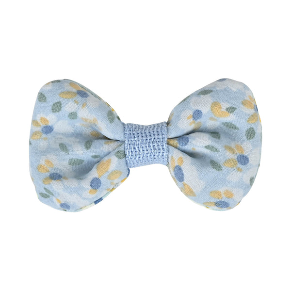 Bow Hair Clips [Set of 4] - Blue & Green