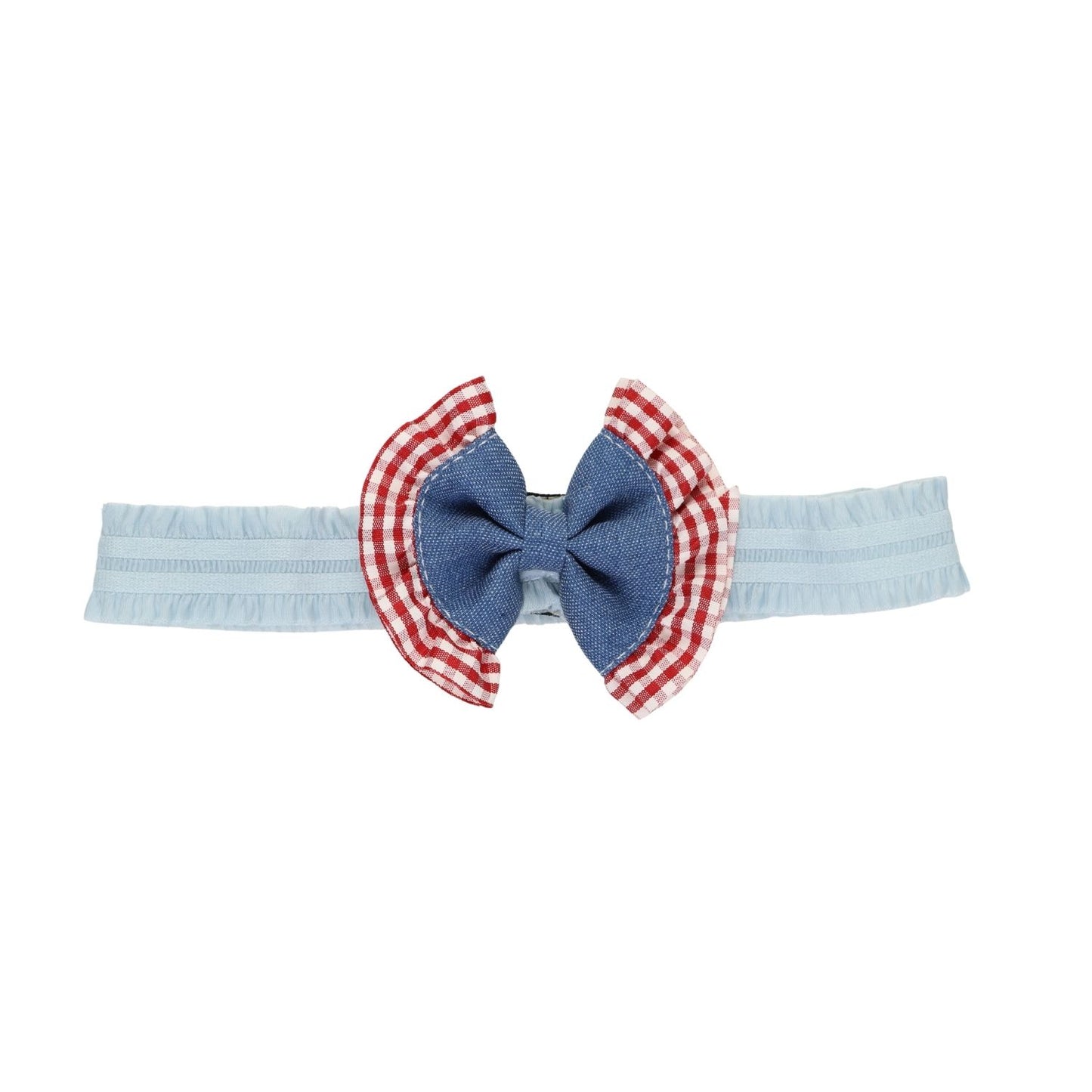 Denim Bow Headband