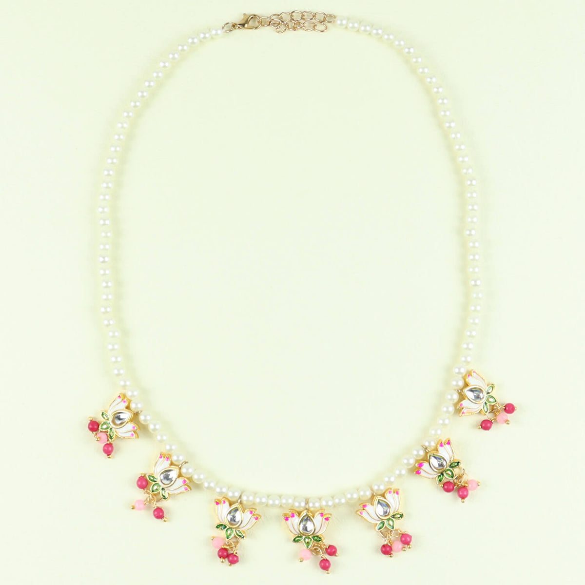 Meenakari Kundan Jewellery Set