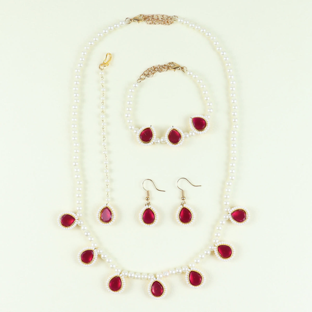 Kundan Stone Jewellery Set