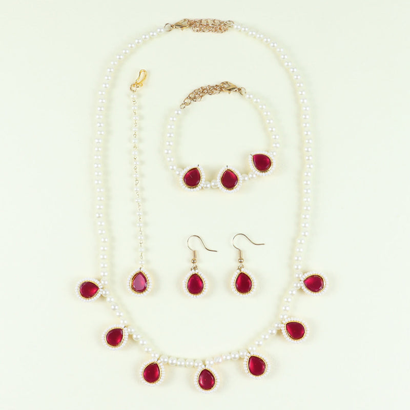 Kundan Stone Jewellery Set