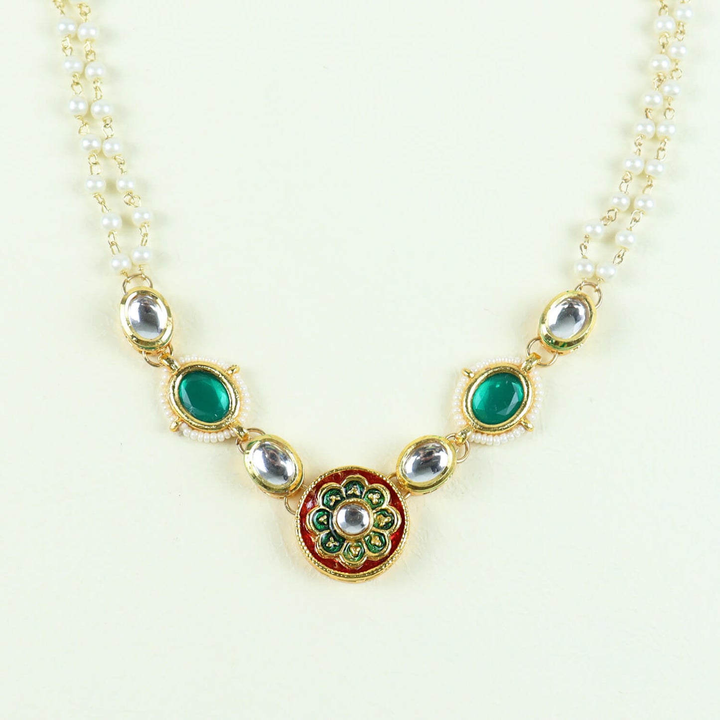 Meenakari Kundan Necklace
