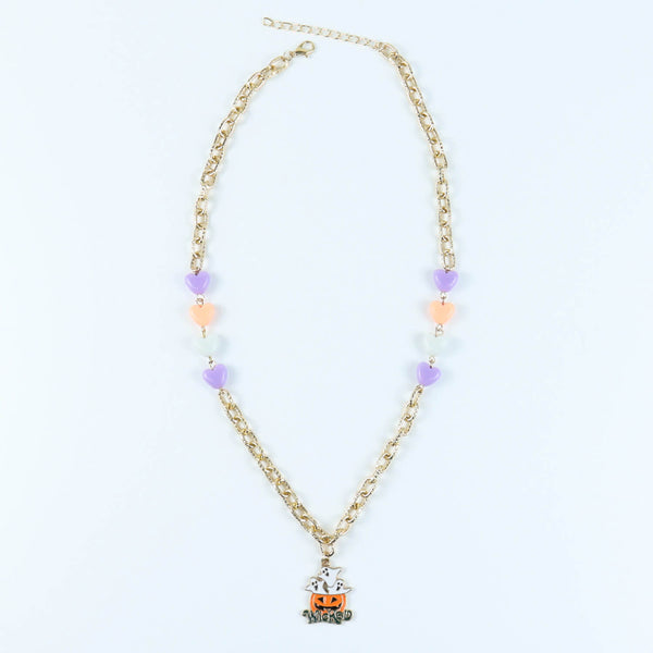 Halloween Pumpkin Necklace