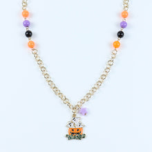 Load image into Gallery viewer, Halloween Pumpkin Necklace
