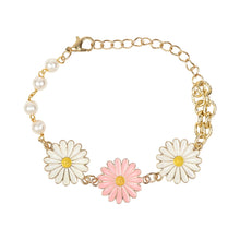 Load image into Gallery viewer, Floral Charm Chain Bracelet
