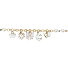 Load image into Gallery viewer, Multi-Charms Chain Bracelet - White
