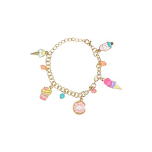 Load image into Gallery viewer, Ice-Cream Donut Multi-Charms Bracelet - Pink
