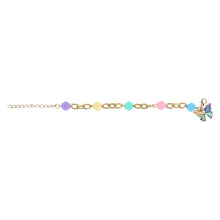 Load image into Gallery viewer, Butterfly Charm Chain Bracelet - Blue
