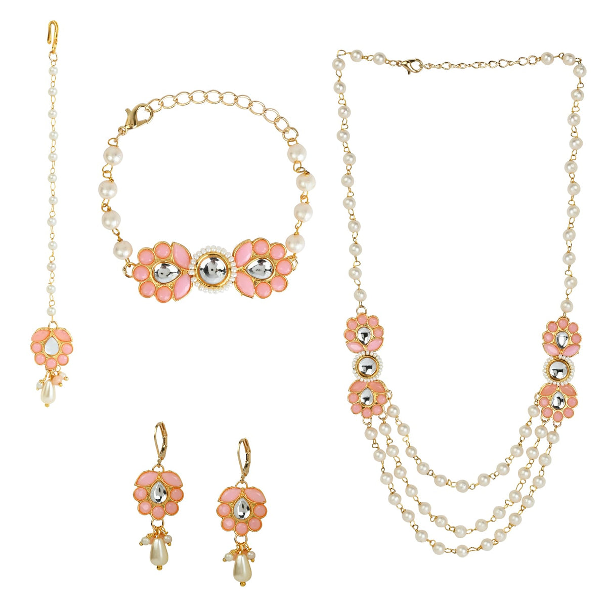 Kundan Stone Jewellery Set