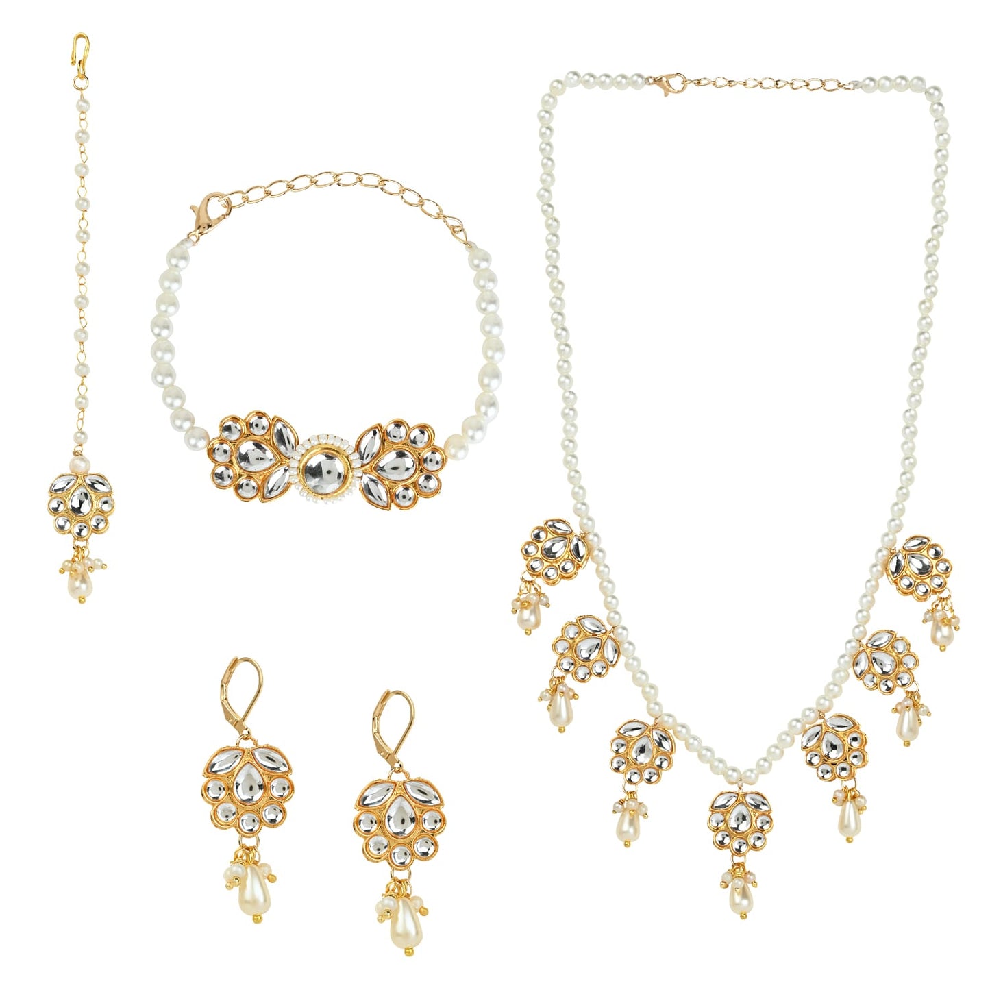 Kundan Stone Jewellery Set