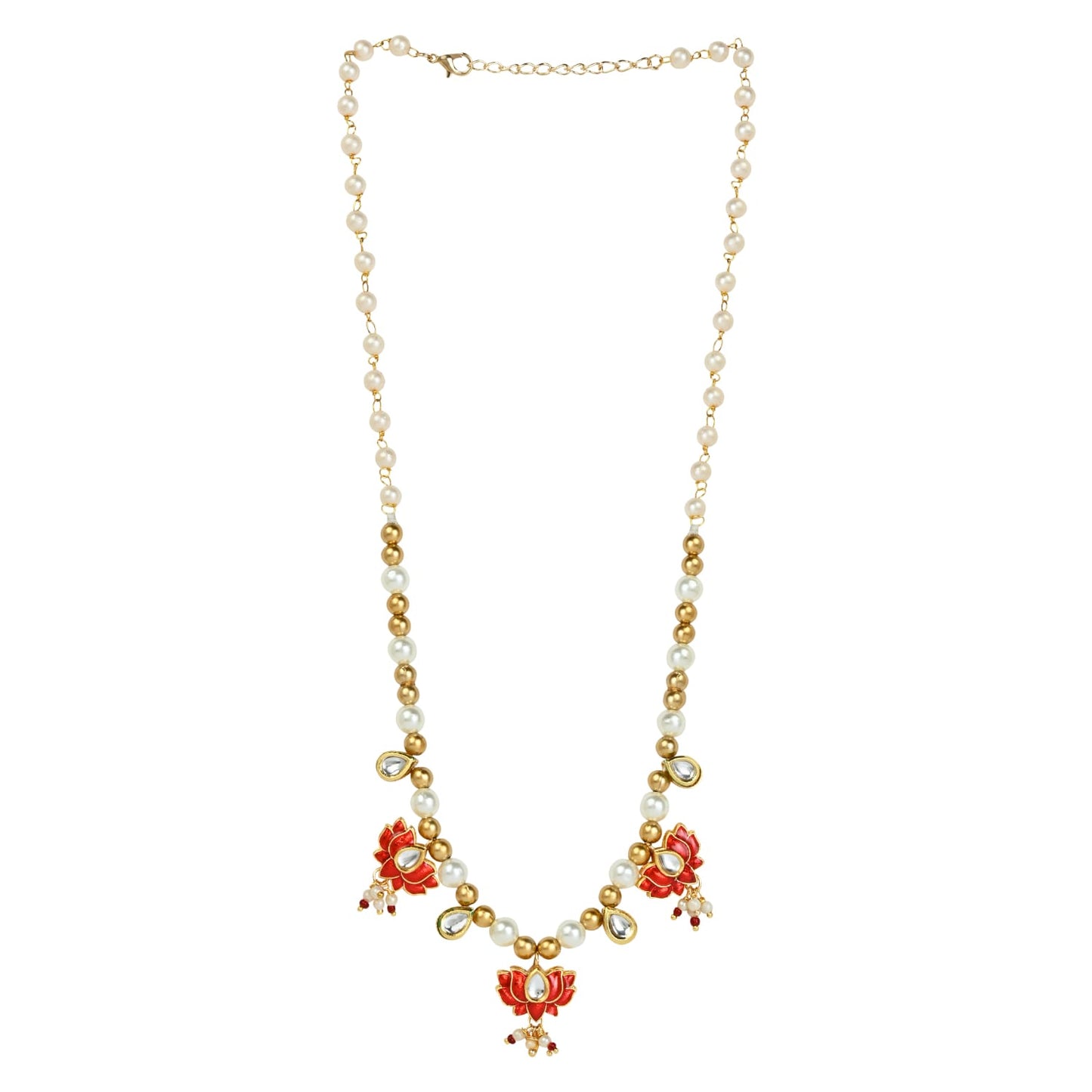 Meenakari Kundan Stone Jewellery Set