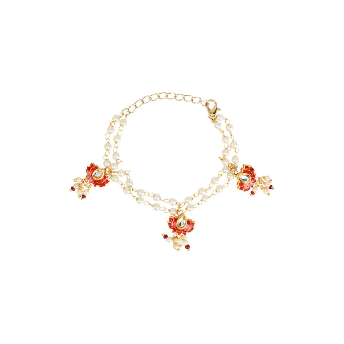 Meenakari Kundan Stone Jewellery Set