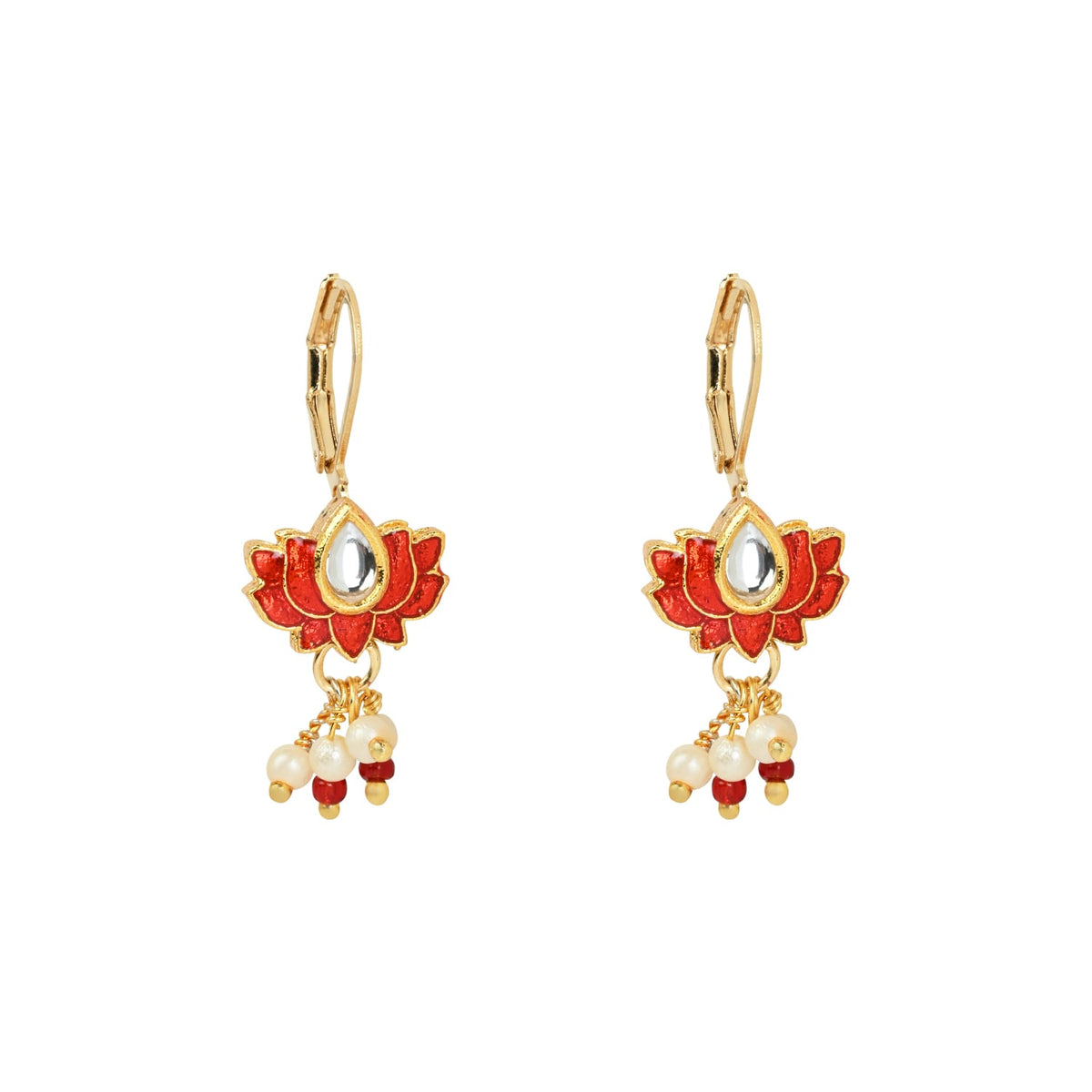 Meenakari Kundan Stone Jewellery Set