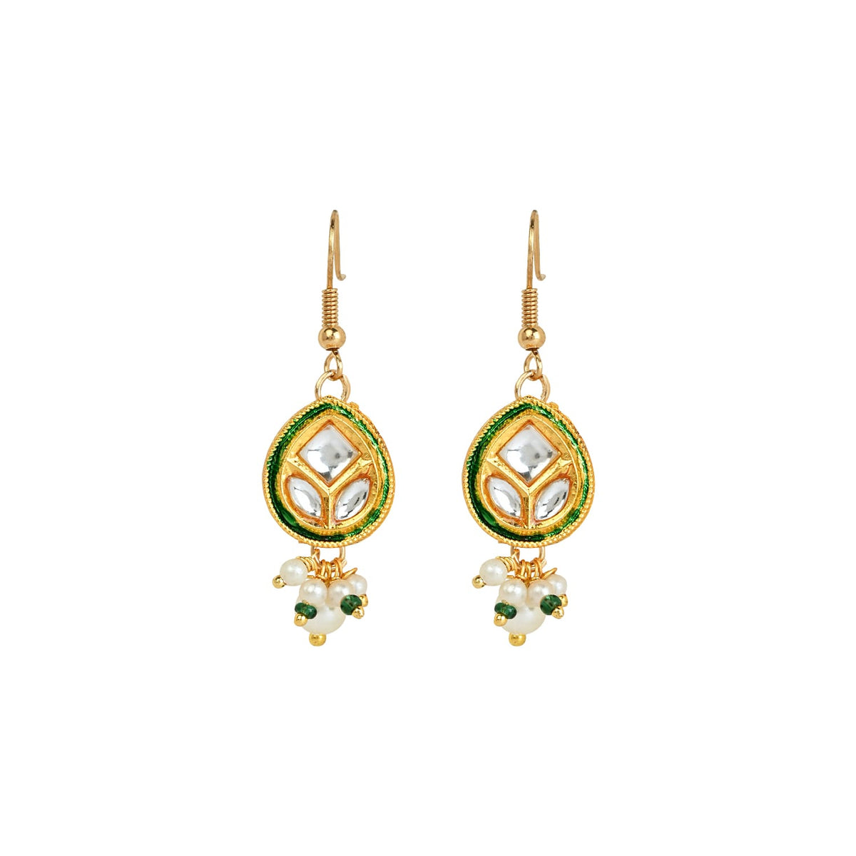 Meenakari Kundan Stone Jewellery Set