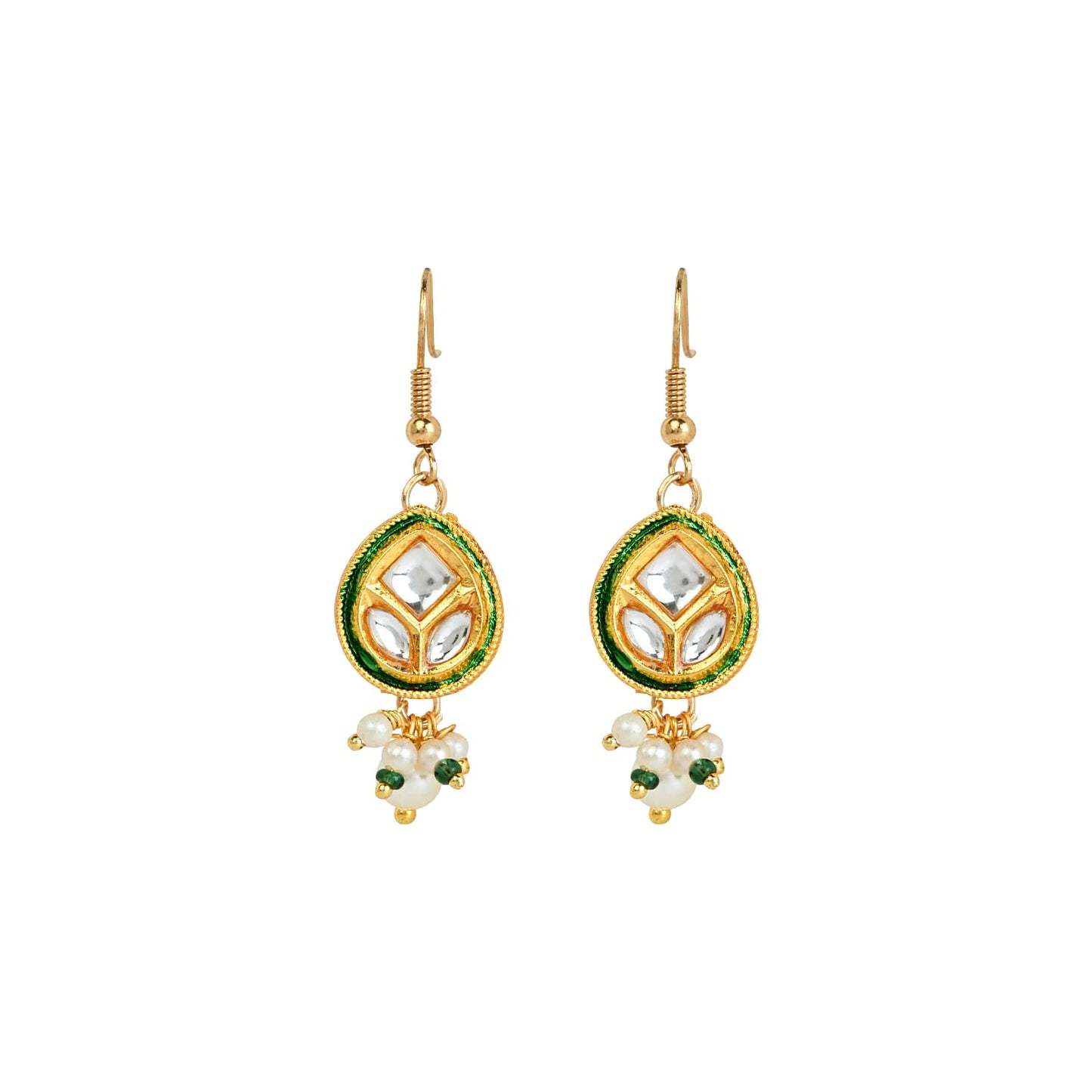 Meenakari Kundan Stone Jewellery Set
