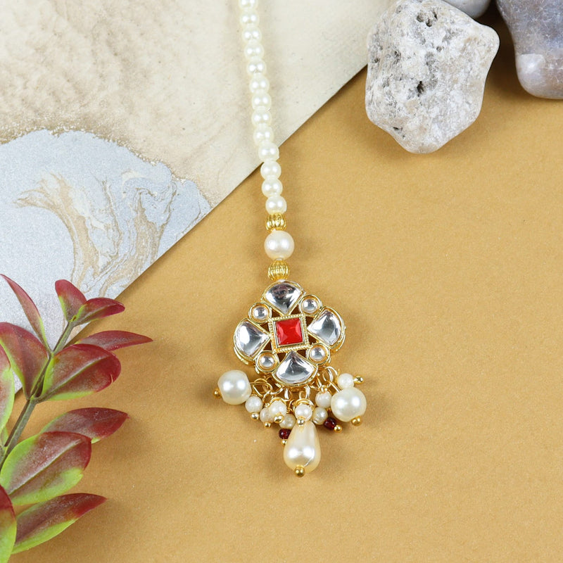 Kundan Stone Maang Tikka
