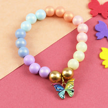 Load image into Gallery viewer, Butterfly Charm Beaded Bracelet
