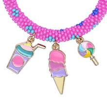 Load image into Gallery viewer, Ice-Cream Charms Beaded Bracelet
