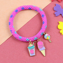 Load image into Gallery viewer, Ice-Cream Charms Beaded Bracelet
