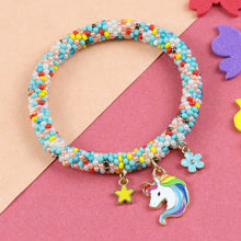 Load image into Gallery viewer, Unicorn Charm Beaded Bracelet
