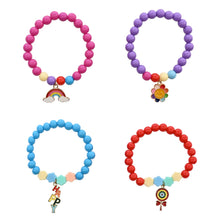 Load image into Gallery viewer, Charms Beaded Bracelets - Set of 4
