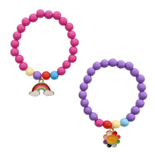 Load image into Gallery viewer, Charms Beaded Bracelets - Set of 4
