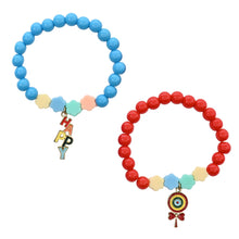 Load image into Gallery viewer, Charms Beaded Bracelets - Set of 4
