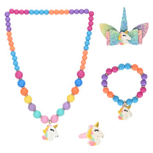 Load image into Gallery viewer, Unicorn Beaded Jewellery Set
