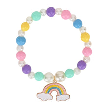 Load image into Gallery viewer, Unicorn Rainbow Beaded Jewellery Set
